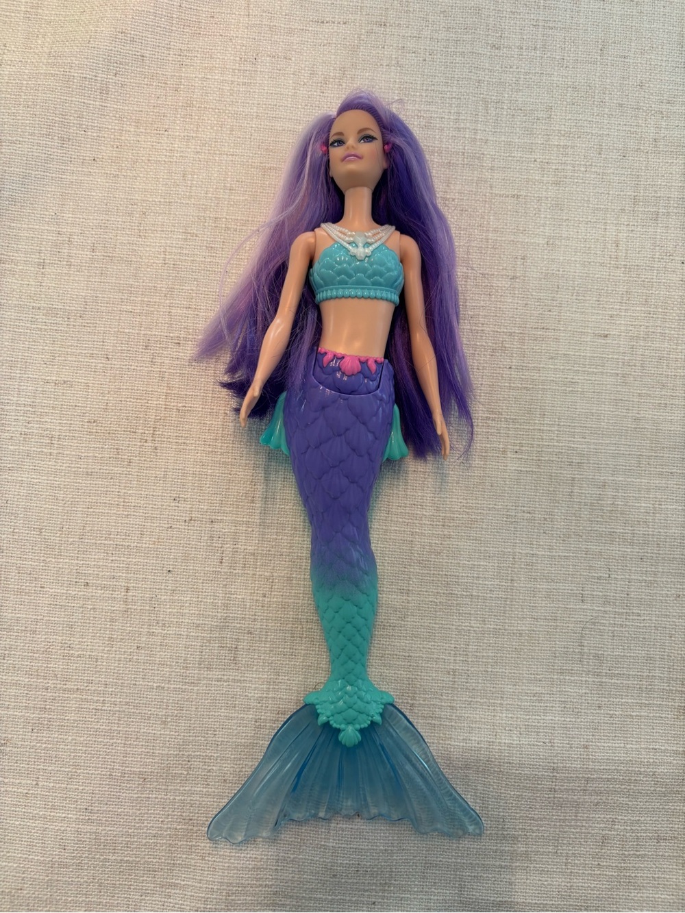 Barbie Dreamtopia Purple Hair Teal & Purple Ombre Mermaid Doll - Barbie